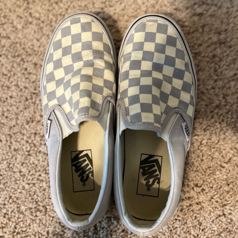 Checkered Purple Vans